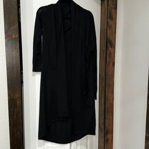 Long Black Cardigan